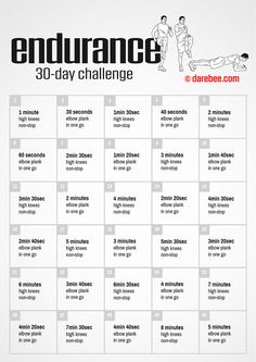 the 30 - day challenge is shown in this poster, which shows how to do it