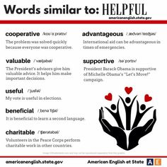 words similar to help you learn english