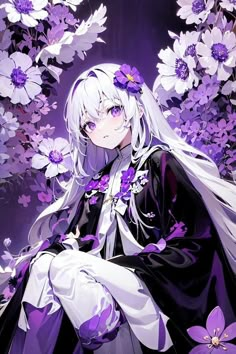 The Best Anime, Best Anime, Purple Eyes, White Hair, Anime Character, Books Wattpad, Wattpad, Purple, Books