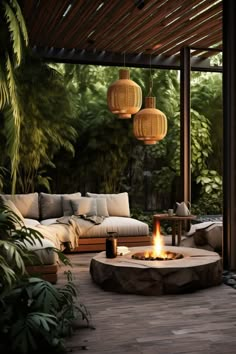 patio decorating ideas outdoor lighting ideas porch ideas outdoor lights Balinese Garden, Outdoor Patio Designs, Courtyard Gardens Design, Outdoor Living Rooms, Outdoor Living Design, Outdoor Gardens Design, Have Inspiration