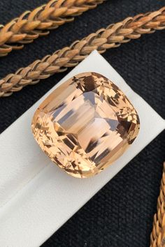 Natural Topaz Stone For Jewelry, Faceted Topaz Stone, Loose Topaz Gemstone Imperial Topaz Ring, Topaz Yellow, Topaz Birthstone, Imperial Topaz, Topaz Jewelry, How To Make Rings, Tourmaline Stone, Aquamarine Stone, Ruby Stone