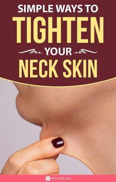 Your neck is one of the first areas that show any signs of aging. While this is a cause for concern, you can tighten your neck skin in certain natural ways Loose Neck Skin, Tighten Neck, Tighten Neck Skin, Biological Clock, Neck Tightening, Chin Exercises, Face Yoga Facial Exercises, Neck Exercises