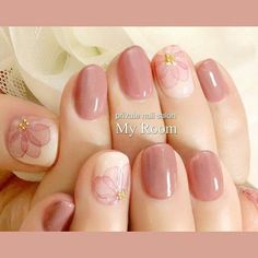 Unghie Sfumate, Nail Polish Art, Gel Nail Designs, Creative Nails, Flower Nails, Cute Acrylic Nails, Love Nails