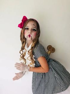 50+ Kids Who Took Halloween Costumes To Another Level - HubPages Halloween Doll Costume Creepy, Diy Doll Costume For Women, Diy Creepy Doll Costume, Creepy Dolls Costume, Scary Doll Costume For Kids, Creepy Doll Makeup For Kids, Creepy Doll Costume For Kids, Halloween Costumes For Kids Girls Cute, Creepy Halloween Costumes For Kids