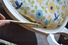 Upholstered Chairs Diy, Diy Furniture Upholstery, Upholstery Trends, Furniture Reupholstery, Upholstery Nails