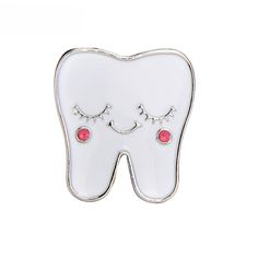 This exclusive piece of jewelry is the perfect gift for any occasion: from graduation parties to anniversaries, the Dental enamel pins Medical Cute Tooth Shape Brooch is crafted from opulent Zinc Alloy Gold and is sure to make a luxurious statement. Boasting a bold and beautiful Dentist Nurse Enamel Pins design, this accoutrement is suitable for both women and men, making it a wonderfully versatile accessory. Silver Enamel Lapel Pin Gift, Silver Novelty Pins For Gifts, Silver Enamel Pin For Gift, Novelty Brooch Jewelry Gift, Silver Novelty Brooches For Gifts, White Enamel Brooches As Gifts, Personalized Silver Lapel Pin Gift, Personalized Silver Lapel Pin For Gift, Personalized Silver Lapel Pin As Gift