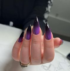 Hey, nail lovers! Today, we're jumping into the world of black and purple nails - a combo that's as bold as it is mysterious. As a nail enthusiast who's tried Purple Black Ombre Nails, Black And Purple Stiletto Nails, Dark Purple And Black Nails, Black And Purple Nail Ideas, Witchy Nails Almond