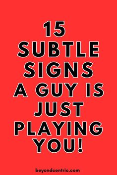 Tired of deciphering mixed signals? Dating can sometimes be a confusing game, but forget what he says - focus on what he does! Here are 15 sneaky signs a guy might not be as into you as he seems. / signs a guy is playing you, signs a guy is a player, how to know if a guy likes you signs, how to know a guy is playing you, signs a guy is playing you, how do you know if a guy is playing you / Men Tips, Mixed Signals, A Guy Like You, Played Yourself