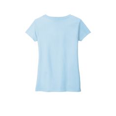 Find the District® Re-Tee® Women's V-Neck T-Shirt at Michaels. com. The affordable Re-Tee is 100% recycled fabric and never re-dyed, made from reclaimed material that otherwise could end up in a landfill. The affordable Re-Tee is 100% recycled fabric and never re-dyed, made from reclaimed material that otherwise could end up in a landfill. Soft. Comfy. High-quality. Doing good for the planet feels as good on the inside as it does on the outside. The production process infuses each garment with u Casual Light Blue V-neck T-shirt, Basic Blue V-neck T-shirt, Light Blue Cotton V-neck T-shirt, Blue Cotton V-neck T-shirt, Crystal Blue, Recycled Fabric, Production Process, Womens Tees, Fun Things To Do