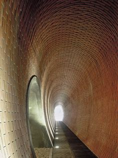 there is a long tunnel with light at the end