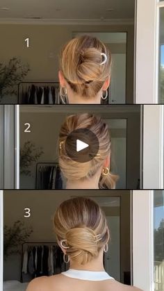 1.5K views · 13K reactions | 3 easy hairstyle ideas 💡 
For french pin here is link 

https://onelink.shein.com/6/49xqjtj67pqn

#hair #hairstyle #hairideas #haireducation #hairfashion #hairgoals #hairtransformation #hairtutorial #hairstylist #art #fashion #beauty #beautiful #women #cute #easy #hacks #longhair #tips #updo #reels #instagram #viral #trending #fyp | Niya Choudhary Hairstylist Art, French Pin, Easy Hacks, Easy Hair Updos, Easy Hairstyle, Hair Fashion, Hair Transformation