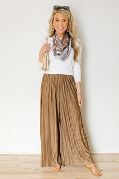 New Arrivals - Items Added Daily! :: The Blue Door Boutique Blue Door, Material Girl, Pleated Pants, Material Girls, Pull On Pants, Black Bodysuit, Boutique Clothing, Ankle Length, Mocha