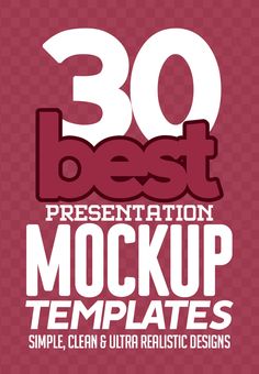 the 30 best presentation mockup templates to use for your website or blog design