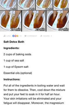 Healthy Hair And Skin, Salt Detox, Sick Remedies, Natural Skin Care Remedies, Detox Bath, Quality Sleep, Home Health Remedies, Abdominal Fat, Skin Care Remedies