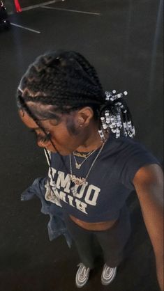 Braided Hairstyles Beads, Mini Braids On Natural Hair With Beads, Natural Knotless Braids, Simple Protective Hairstyles Braids, December Braids, Braids With Beads Natural Hair, Short Braids With Beads, Natural Braids Hairstyles, Soulmates Art