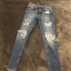 Super Cute Ripped Boyfriend Slim Jeans, 98% Cotton, Super Cute And Trendy!! In Great Condition!! Boyfriend Cut Jeans, Boyfriend Cut, Jeans Ripped, Joes Jeans, Jeans Color, Slim Jeans, Cut Jeans, Ripped Jeans, Colored Jeans