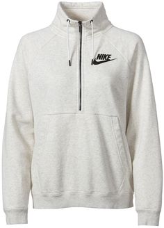 Nike Women's Sportswear Rally Half-Zip Sweatshirt, Size: XS, Oatmeal Heather Biker Shorts Outfit, Women's Sportswear, Cute Lazy Outfits, Lazy Outfits, Half Zip Sweatshirt, Cute Comfy Outfits, Workout Sweatshirt, Nike Outfits, Sportswear Women