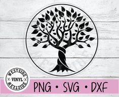 the svg tree is shown on a white wooden background