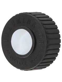 a black plastic knob with the words summit on it