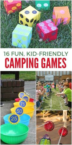 the ultimate list of fun kid - friendly camping games for kids to play in the yard