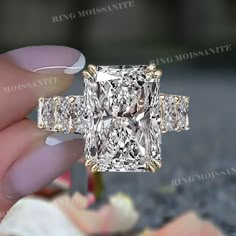 Handmade 17.1 TCW radiant moissanite engagement ring,hidden halo,thick band,unique celebrity style solitaire large big radiant cut ring wedding ring    → Occasions: Engagement & Wedding DESCRIPTION  -------------------- STYLE                :Double prong/hidden halo/wide band ●𝐂𝐞𝐧𝐭𝐞𝐫 𝐒𝐭𝐨𝐧𝐞 𝐃𝐞𝐭𝐚𝐢𝐥𝐬 →Stone Type      :Moissanite - High Quality →Main Stone      :Radiant →Size (mm)        :14*10 →Carat Weight   :10  ●𝐌𝐚𝐢𝐧 𝐬𝐭𝐨𝐧𝐞 𝐨𝐩𝐭𝐢𝐨𝐧 𝐢𝐧 𝐂𝐓        7 CT = 12.37 x Moissanite Engagement Ring Thick Band, Thick Diamond Band Engagement Ring, Large Band Engagement Ring, Radiant Engagement Ring With Thick Band, Big Engagement Rings Expensive, Radiant Cut Wedding Set, Engagement Rings Thick, 10 Carat Engagement Ring, Wedding Ring Thick Band