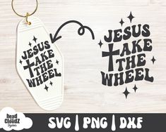 jesus take the wheel svg and dxf cut file for cricut