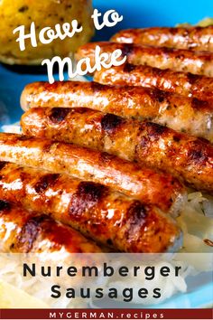 how to make nuremberer sausages by mygemanrecipes