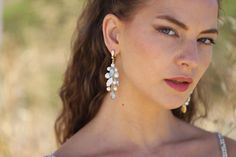 ❤️erica Crystal Statement Earrings, Opal Wedding, Boho Bridal, Wedding Jewelry Earrings, Wedding Earrings, Bridal Earrings, Statement Jewelry, Statement Earrings, Wedding Jewelry