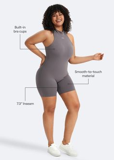 Sleek, stylish, and comfortable—our Sleeveless High-Neck Bodysuit is the perfect base layer for any outfit. Looking for plus size athleisure that’s chic and comfortable? This bodysuit’s flattering fit and ultra-soft feel are just right. Micro-elastic Sleeveless Bodysuit For Yoga, Sleeveless Micro-elastic Bodysuit For Yoga, Compressive Sleeveless Functional Bodysuit, Functional Fitted Sleeveless Bodysuit, Functional Compressive Sleeveless Bodysuit, High Stretch Sleeveless Bodysuit Athleisure, High Stretch Sleeveless Bodysuit In Athleisure Style, High Stretch Sleeveless Athleisure Bodysuit, High Stretch Sleeveless Bodysuit For Athleisure