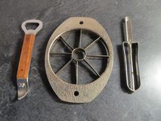 the tools are sitting on the table ready to be put into the oven or stove