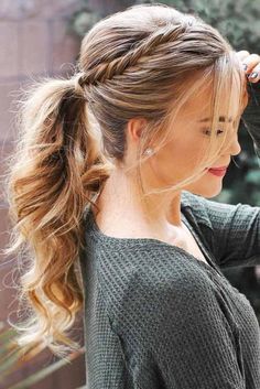 Dengeki Daisy, Peinados Fáciles Para Cabello Corto, Penteado Cabelo Curto, Braided Hairstyles For Wedding, Short Hairstyle, Trending Hairstyles, Box Braids Hairstyles, Grunge Hair, Ponytail Hairstyles