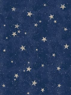 a blue background with white stars on it