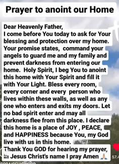 the message is posted to someone in front of their house, and it says prayer to an