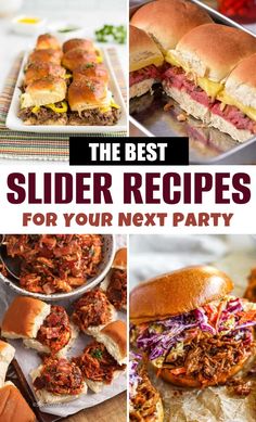 the best slider recipes for your next party