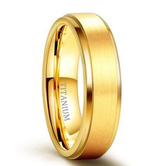 Made from top-quality and ethically sourced materials to last forever. Say goodbye to boring and overpriced wedding bands. MATERIALSMetal Type: TitaniumSurface Width: 6mm/8mm Fine Polishing Lead-free Nickel-free Affordable Top-quality Conflict free (no blood diamonds) Won't turn your finger green Won't rust or tarnish (See care instruction) Exquisite design made perfect for an engagement ring, wedding ring, promise ring, bridal ring set, anniversary ring, couples ring and more. Wonderful gifts f Commitment Ring, Free Person, Gorgeous Wedding Bands, Pre Engagement, Mens Ring Designs, Commitment Rings, Marriage Ring, Tungsten Rings, Titanium Wedding Band