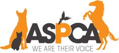 the aspaca logo is shown with two dogs and a bird in front of it