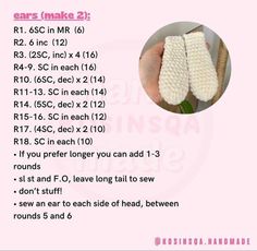 the instructions for crocheted slippers are shown in pink and white, with text below