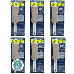 four pack of 6 pumie toilet brush