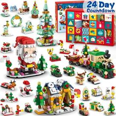 the lego christmas village is packed with toys