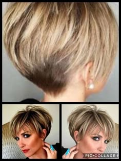 Easy To Style Pixie Haircut, Long Pixie With Bangs Fine Hair, Fine Hair 2023, Short Haircut For Women, Short Bob Pixie, Pixie Hair Cuts, Short Pixie Bob, Haircut For Women