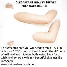 Milk Bath Recipes, Bathing Tips, Bath Tips, Cleopatra Beauty, Milk Bath Recipe, For Soft Skin, Cleopatra Beauty Secrets, Haut Routine, Beauty Bath