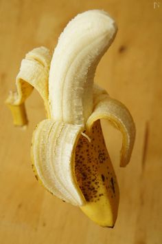 a banana that is sitting on a table