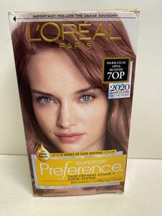 New Sealed L'Oreal Paris Superior Preference Permanent Hair Dye Color  # 70P Dark Lilac Opal Blonde check out our other great deals Permanent Hair Dye Colors, Beige Blonde, Permanent Hair Dye, Hair Dye Colors, L Oreal, Great Hair, Hair Dye, Loreal Paris, Dyed Hair