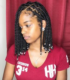 Trendy bob hairstyle ideas | hairstyle tutorial ideas Latest Hair Braids, Cabello Afro Natural, Bob Braids Hairstyles, Short Box Braids Hairstyles, Big Box Braids, Big Box Braids Hairstyles, Short Box Braids, Bob Braids, Braids Hairstyles Pictures