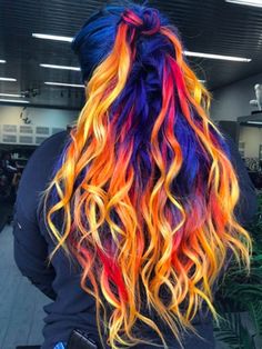 Ice Hair, Colors Nails, Colour Hair, Colourful Hair, Hair Dyes, Multicolored Hair, Cosplay Hair, Pretty Hair Color