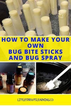 Summer time brings on the bug bites like crazy. You can make your own anti itch sticks that work wonderfully to take the itch out fast. Eyeshadow Basics, Bug Bite, Natural Mosquito Repellant, Anti Itch, Fall Makeup Looks, Best Eyeshadow, The Bug, Bug Spray, Bug Bites