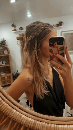 Kort Bob, Braided Half Updo, Hippie Hair, Bohemian Hairstyles, Boho Hair, Peinados Fáciles Para Cabello Corto, Half Updo