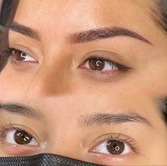 Powder Brows Before And After, Powder Brows Permanent, Powdered Brows, Pmu Eyebrows, Brows Shaping, Brow Shapes, Permanent Brows, Powder Eyebrows, Ombre Powder Brows