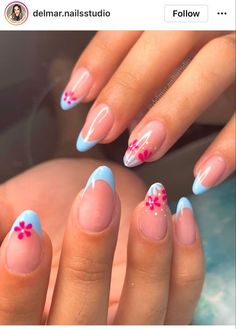 Hawaiian Nails, Classy Acrylic Nails, Nail Swag