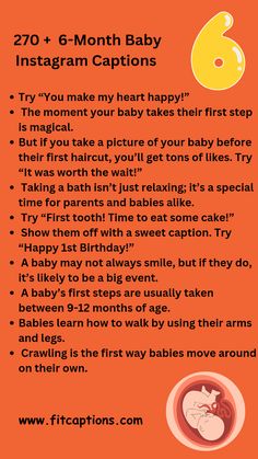 an orange poster with instructions for how to use the baby's pacifiers